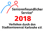 Seniorenfreundlicher Service 2018